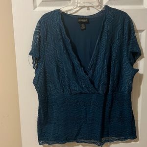 Turqouise top